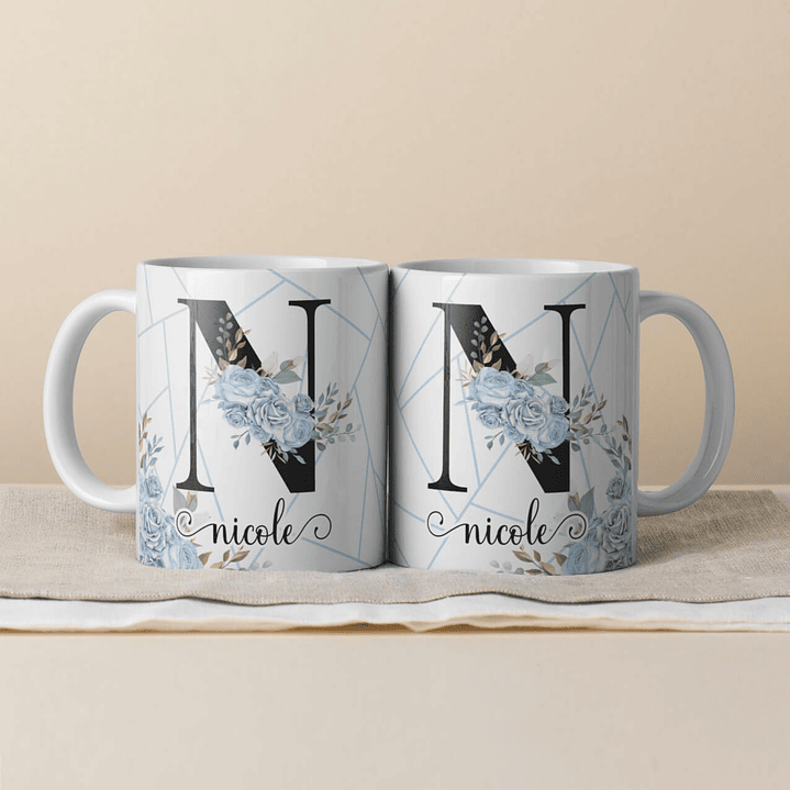 Canecas Personalizadas com Inicial e Nome 4