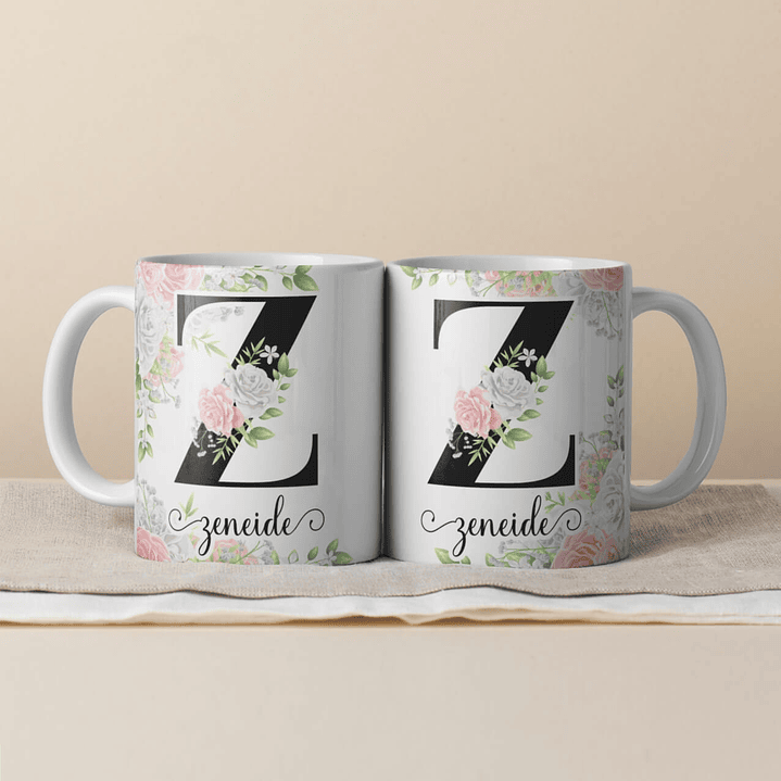 Canecas Personalizadas com Inicial e Nome 14