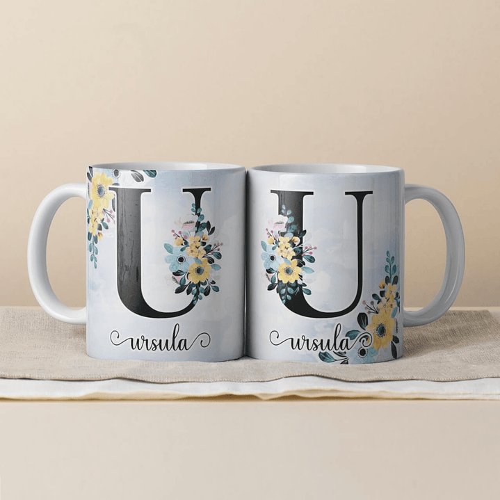 Canecas Personalizadas com Inicial e Nome 17