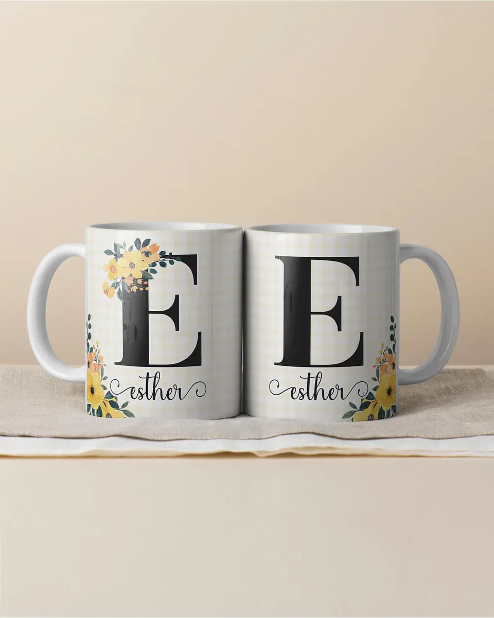Canecas Personalizadas com Inicial e Nome 18