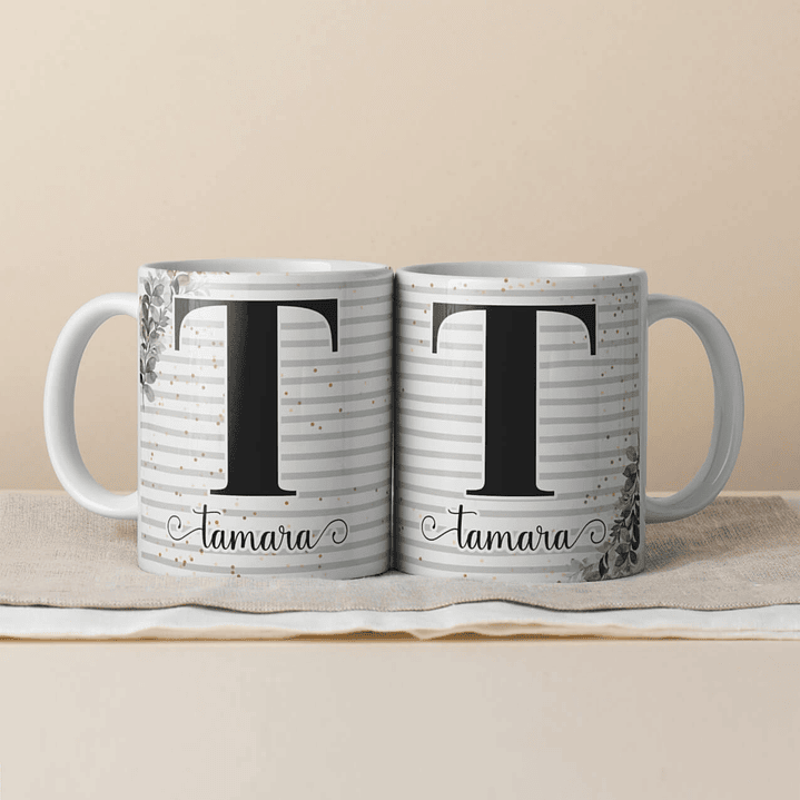 Canecas Personalizadas com Inicial e Nome 19