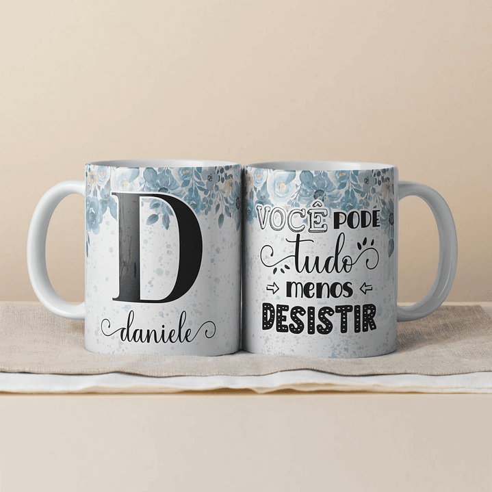 Canecas Personalizadas com Inicial e Nome 26