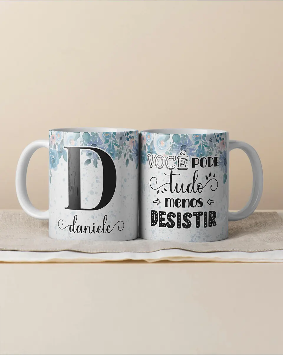 Canecas Personalizadas com Inicial e Nome 26