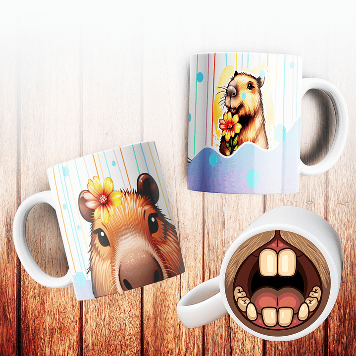 Canecas Capivara 3D 5