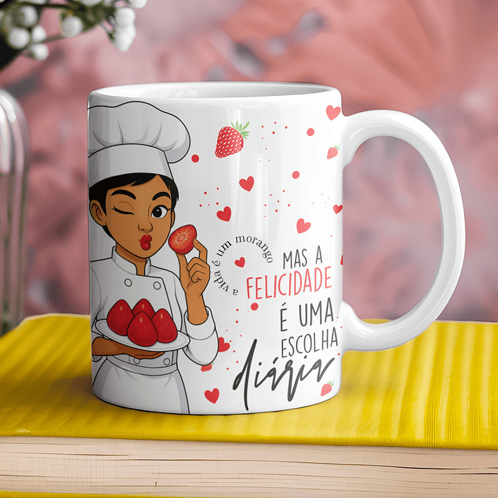 Coleção Morango do Amor: Canecas Doces e Personalizadas 3