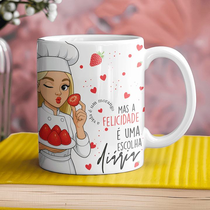Coleção Morango do Amor: Canecas Doces e Personalizadas 4