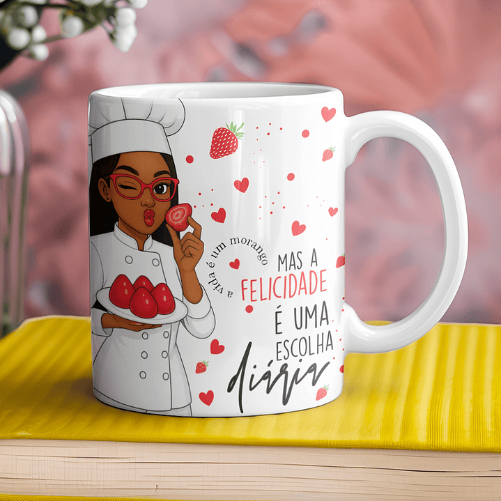 Coleção Morango do Amor: Canecas Doces e Personalizadas 5