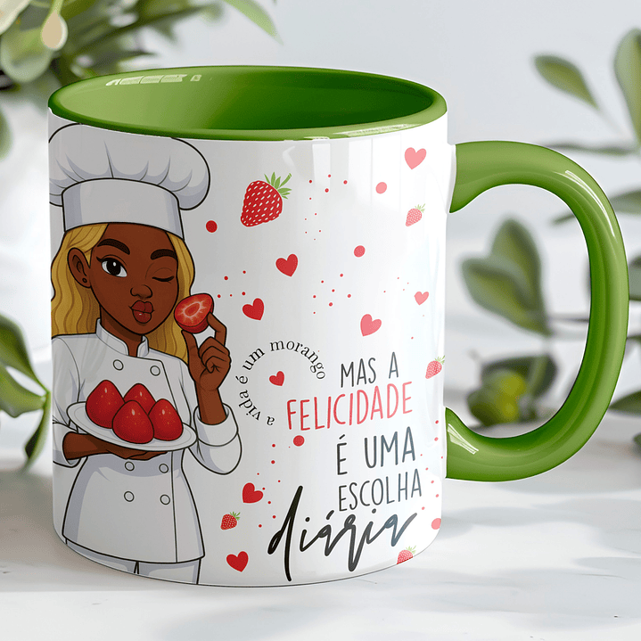 Coleção Morango do Amor: Canecas Doces e Personalizadas 14