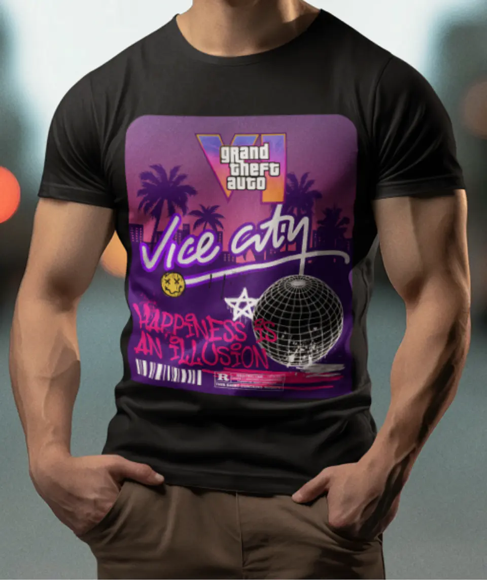 T-shirts GTA - Grand Theft Auto 1