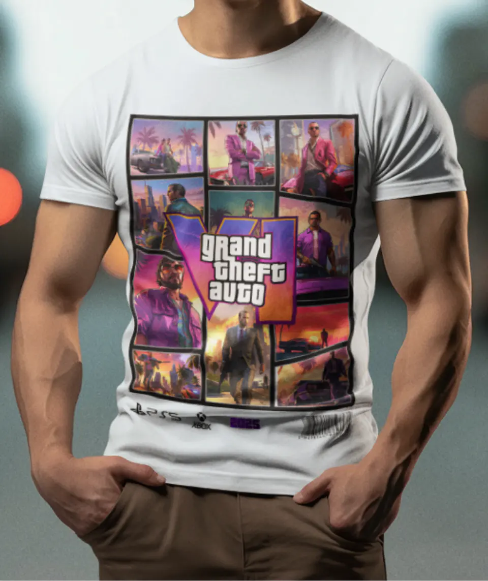 T-shirts GTA - Grand Theft Auto 6
