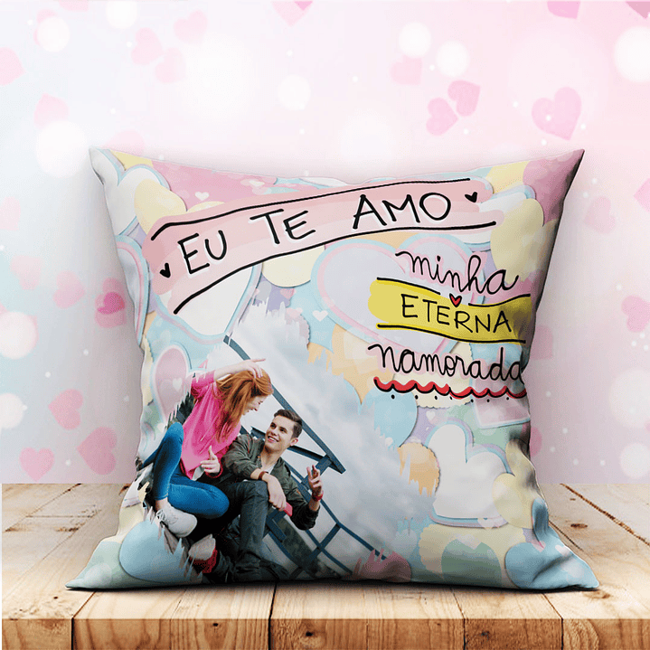 Almofada Namorados 20x20cm 4