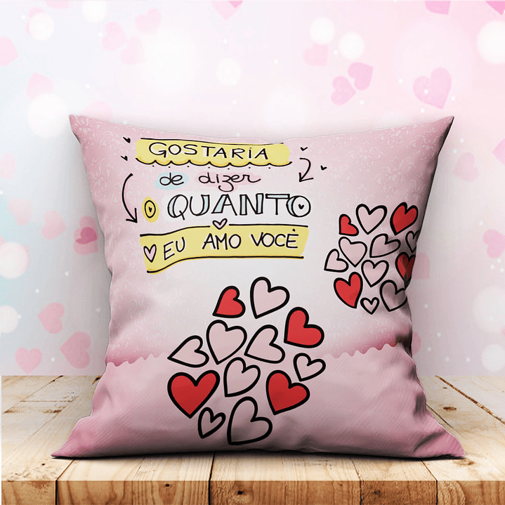 Almofada Namorados 20x20cm 5