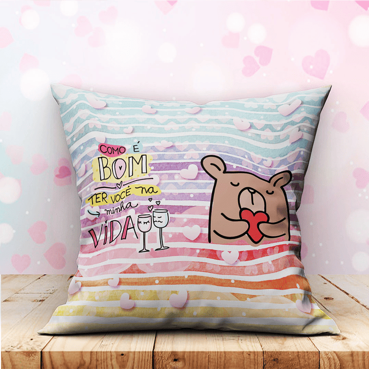 Almofada Namorados 20x20cm 6