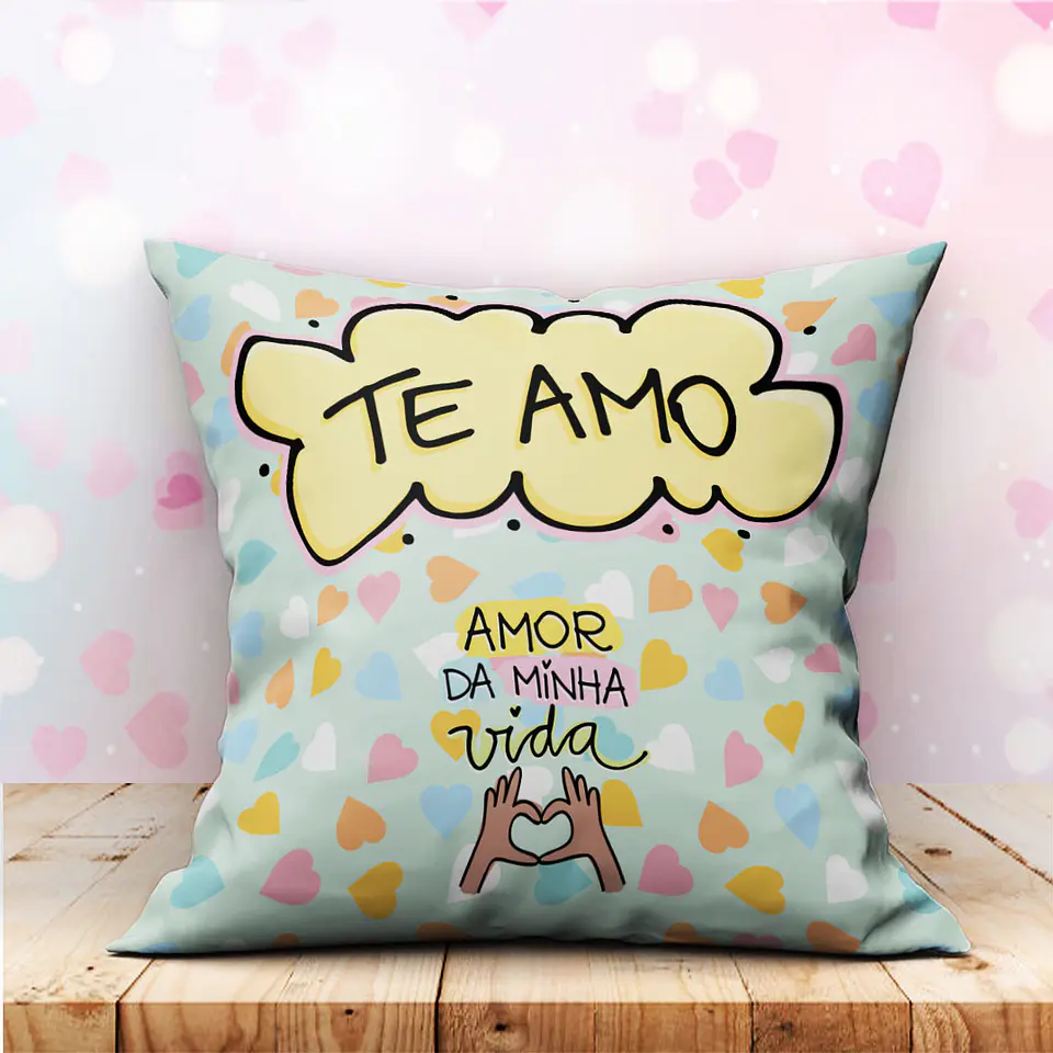 Almofada Namorados 20x20cm 17