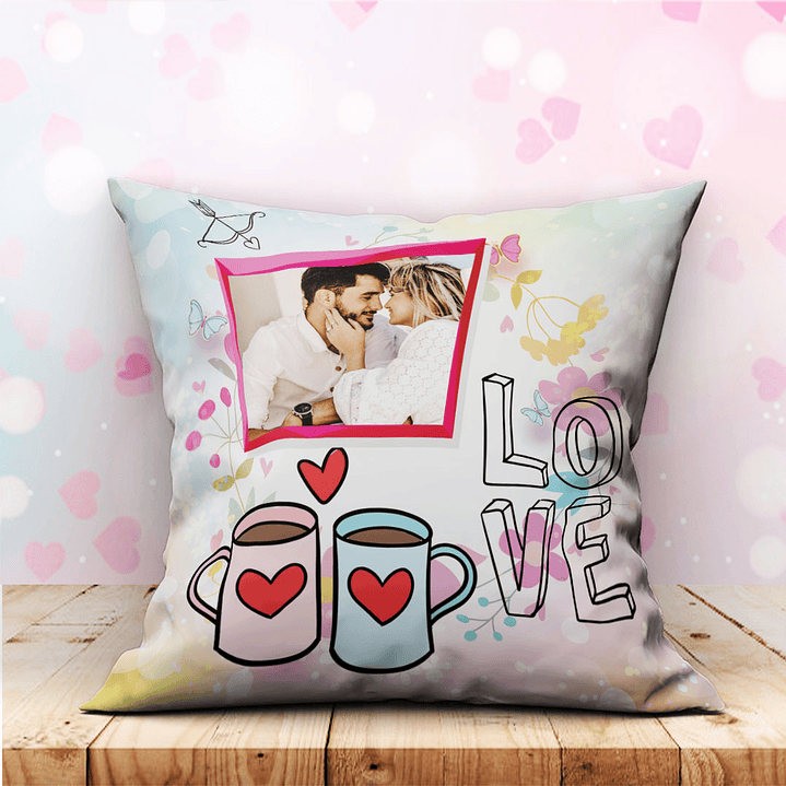 Almofada Namorados 20x20cm 20