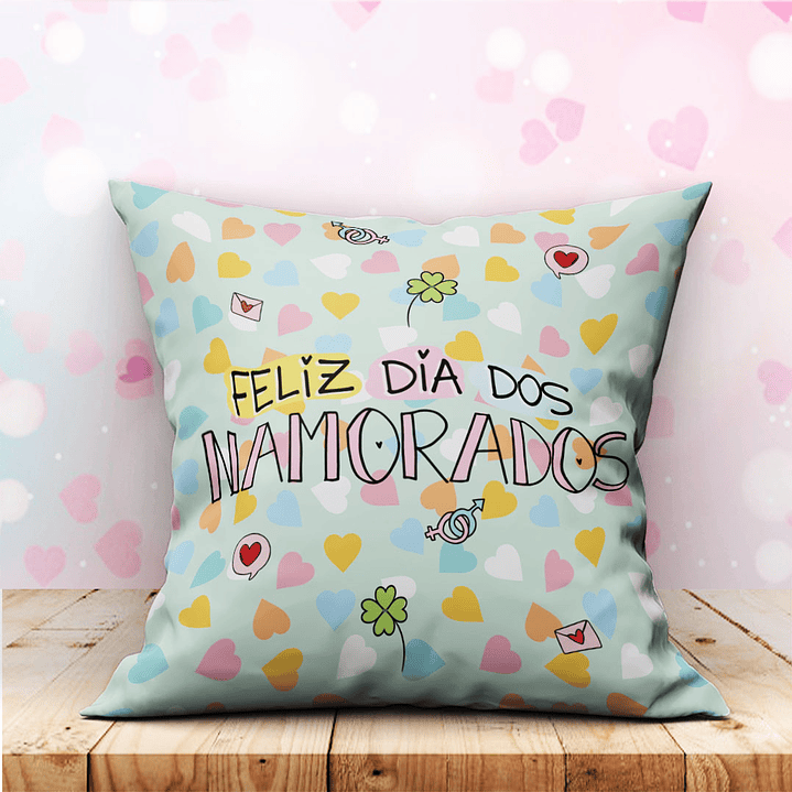Almofada Namorados 20x20cm 21