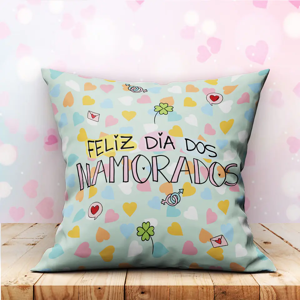Almofada Namorados 20x20cm 21