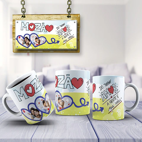 Canecas Personalizadas Dia dos Namorados: Coleção Amor Eterno