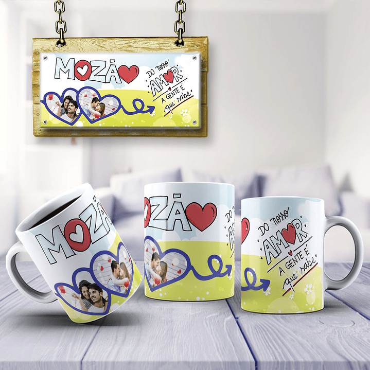 Canecas Personalizadas Dia dos Namorados: Coleção Amor Eterno 1