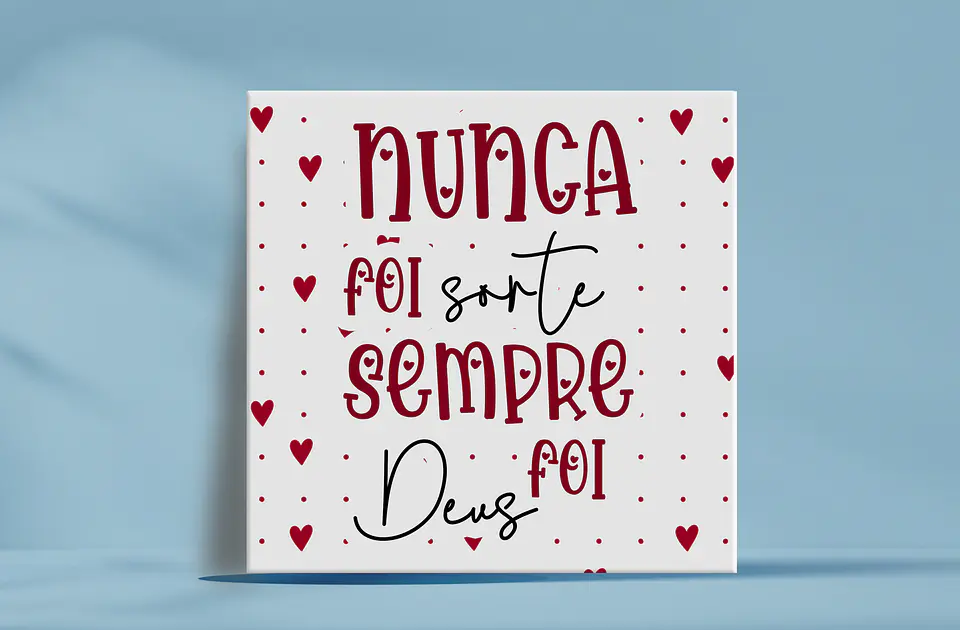 Coleção Azulejos Fé e Amor - Dia dos Namorados 2