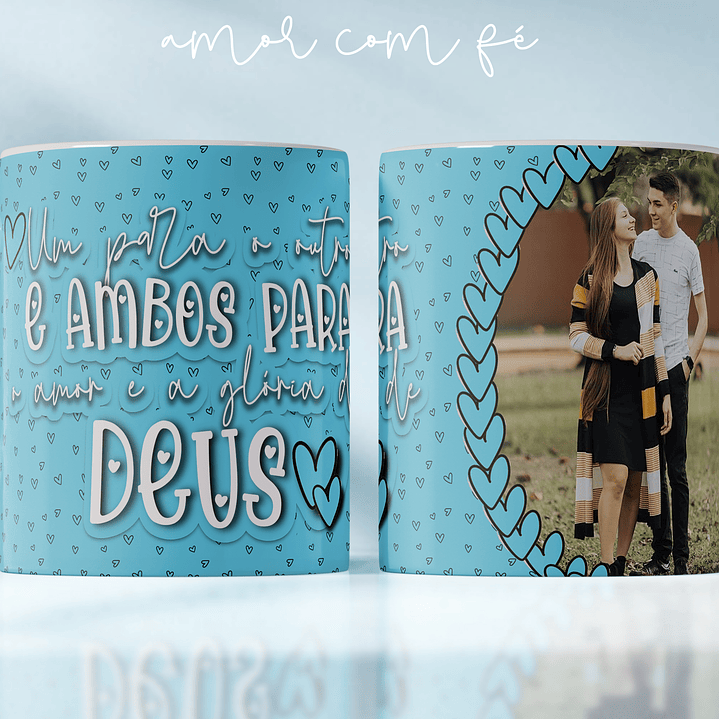 Coleção Canecas Amor com Fé 1