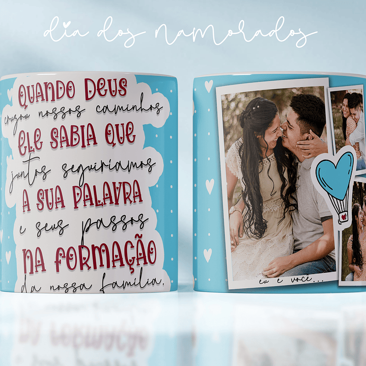 Coleção Canecas Amor com Fé 5