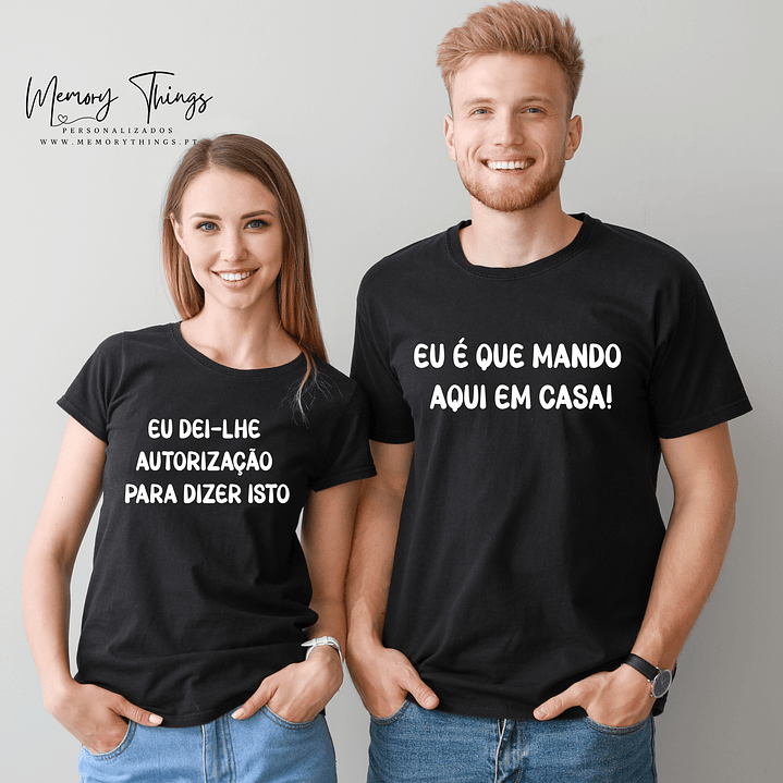 Dupla de T-shirt Casal 