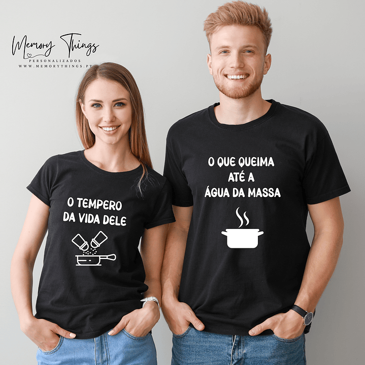 Dupla de T-shirt Casal 