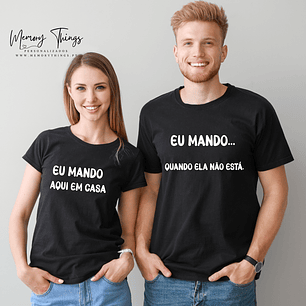 Dupla de T-shirt Casal 