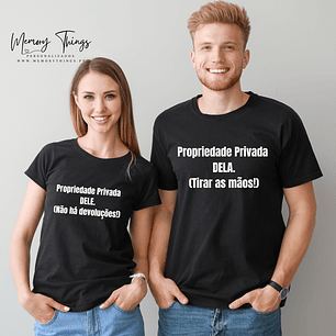 Dupla de T-shirt Casal 