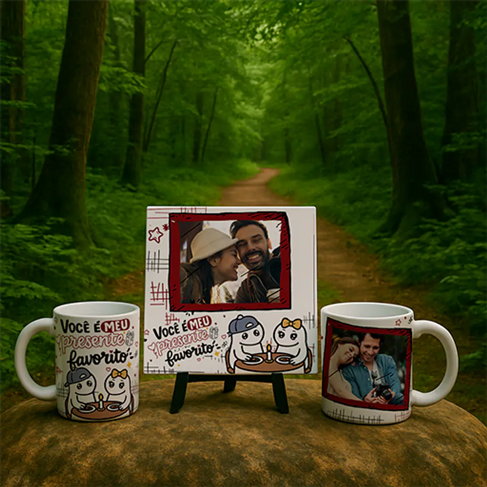 Combo Caneca+Azulejo 15X15 5