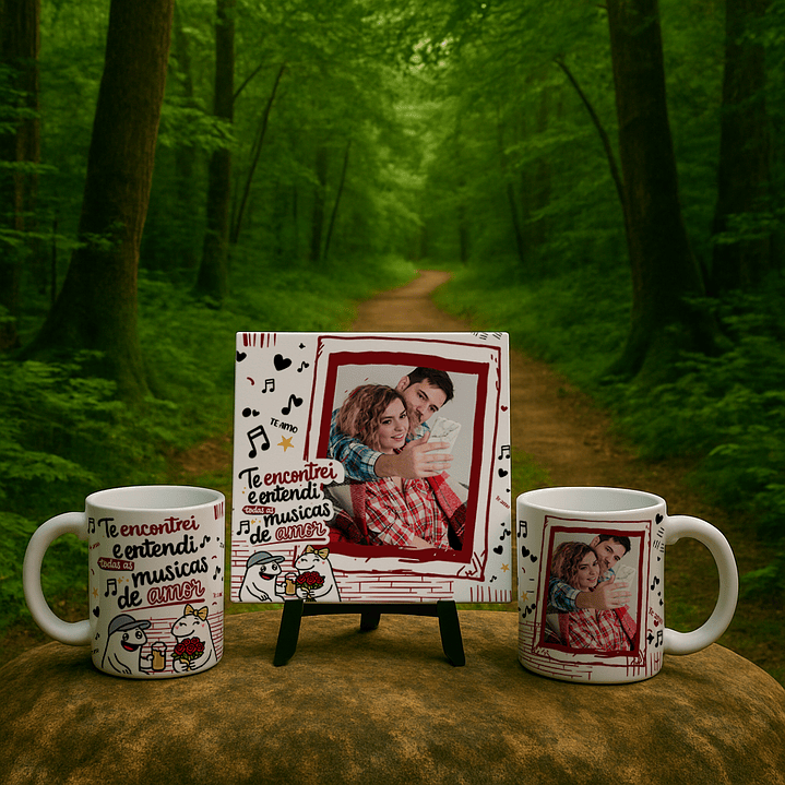 Combo Caneca+Azulejo 15X15 7