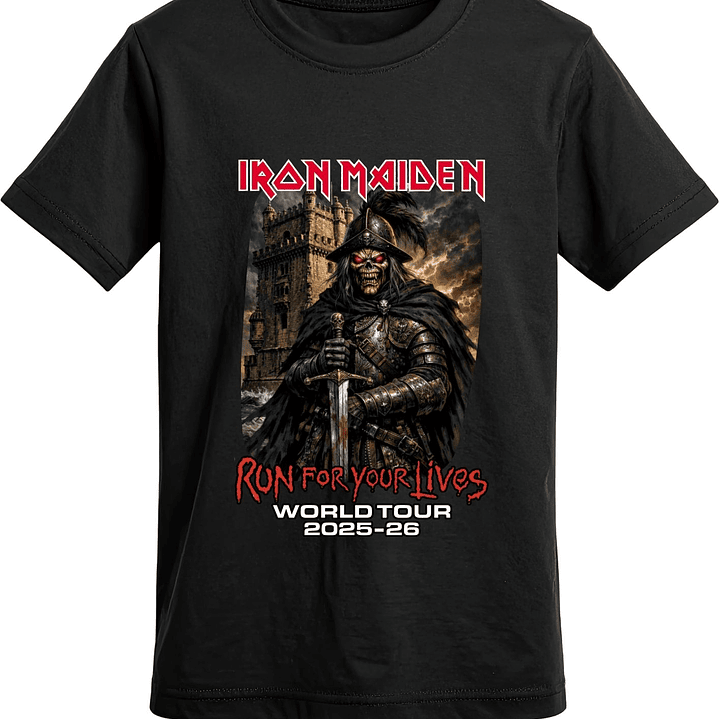 T-shirt Iron Maiden Portugal 2026 1