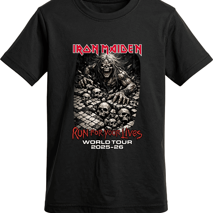 T-shirt Iron Maiden Portugal 2026 2