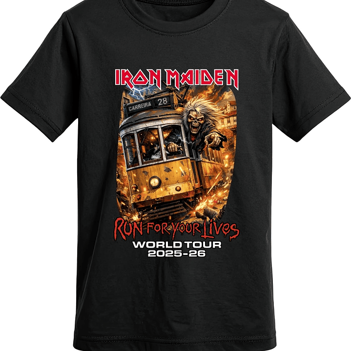 T-shirt Iron Maiden Portugal 2026 4