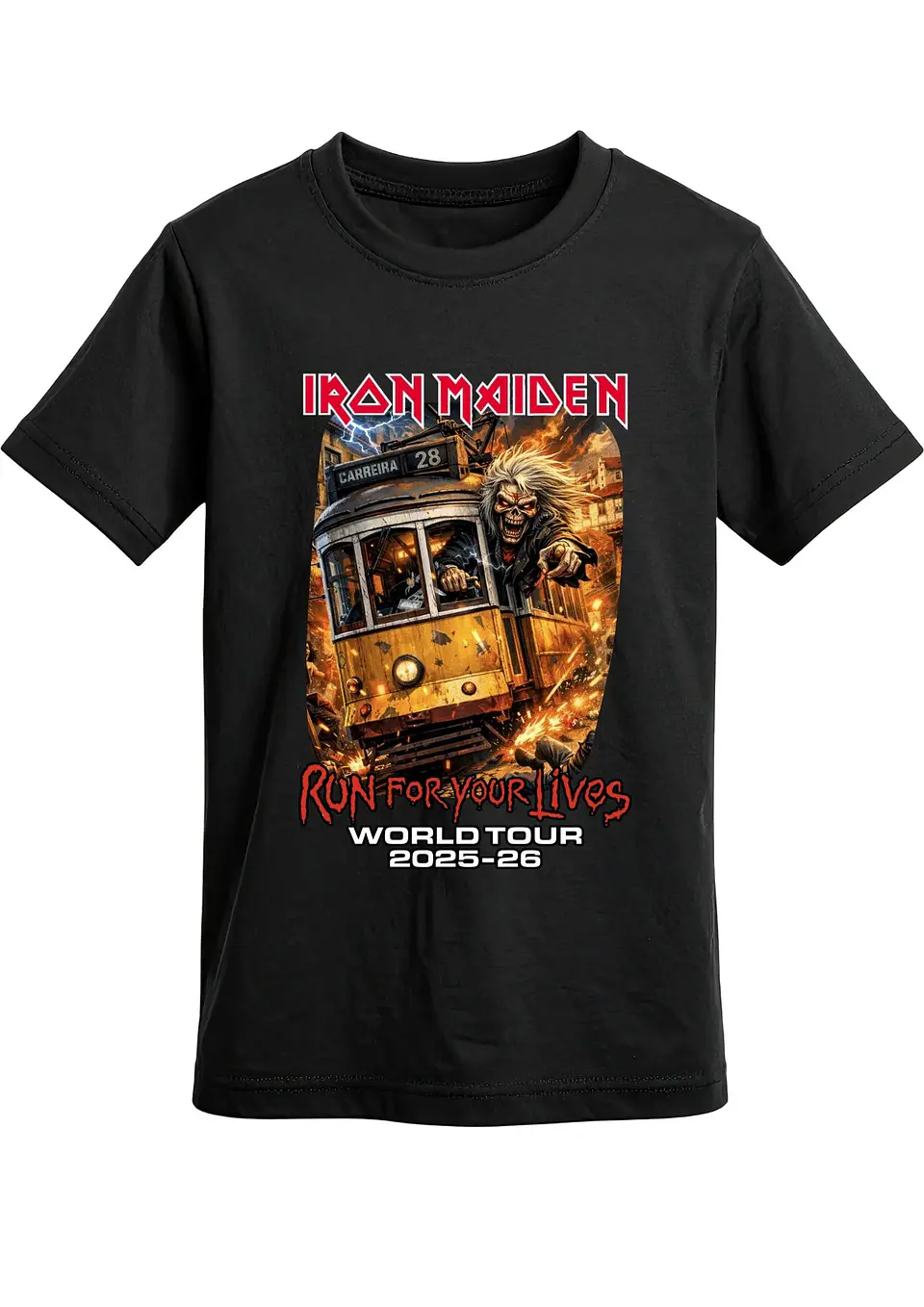 T-shirt Iron Maiden Portugal 2026 4