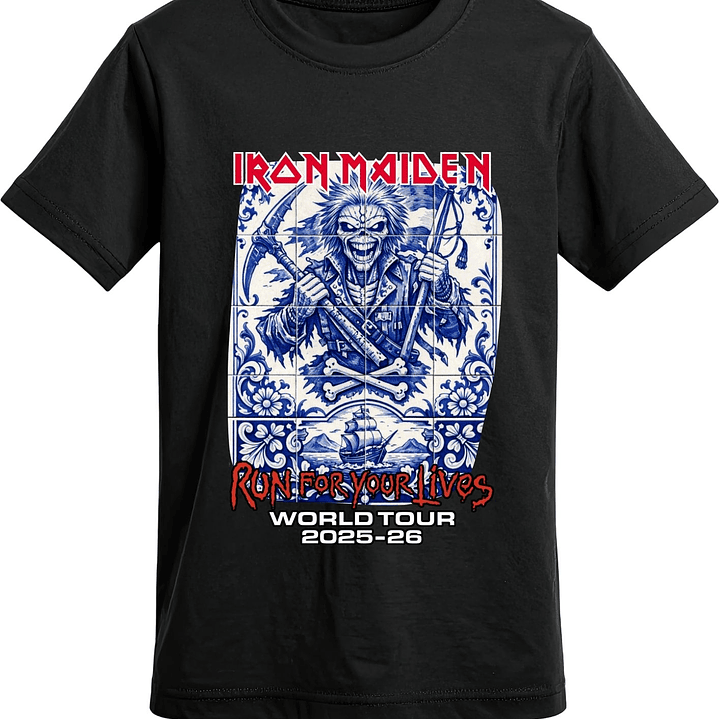 T-shirt Iron Maiden Portugal 2026 5