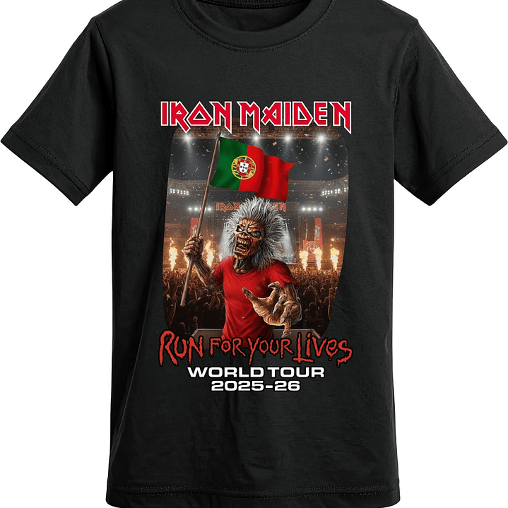 T-shirt Iron Maiden Portugal 2026 6