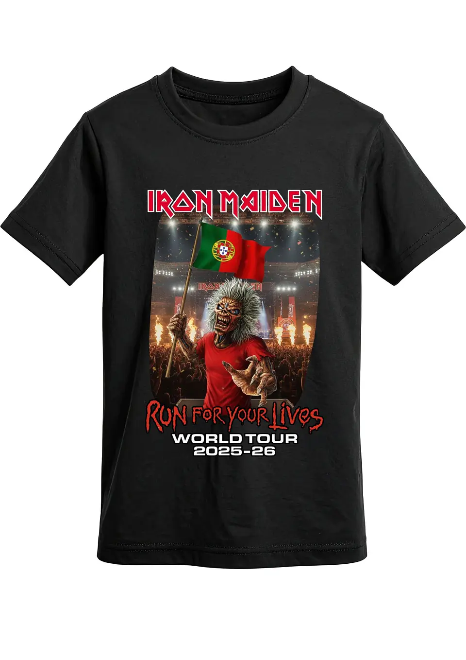 T-shirt Iron Maiden Portugal 2026 6