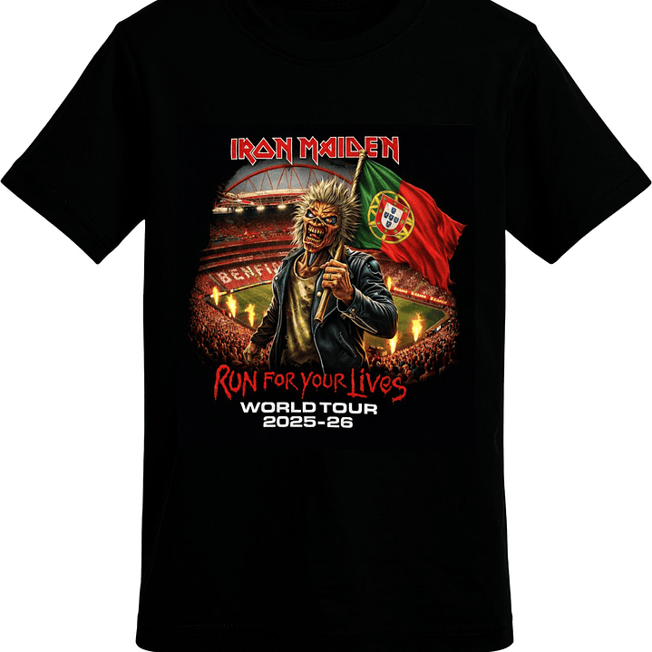 T-shirt Iron Maiden Portugal 2026 7