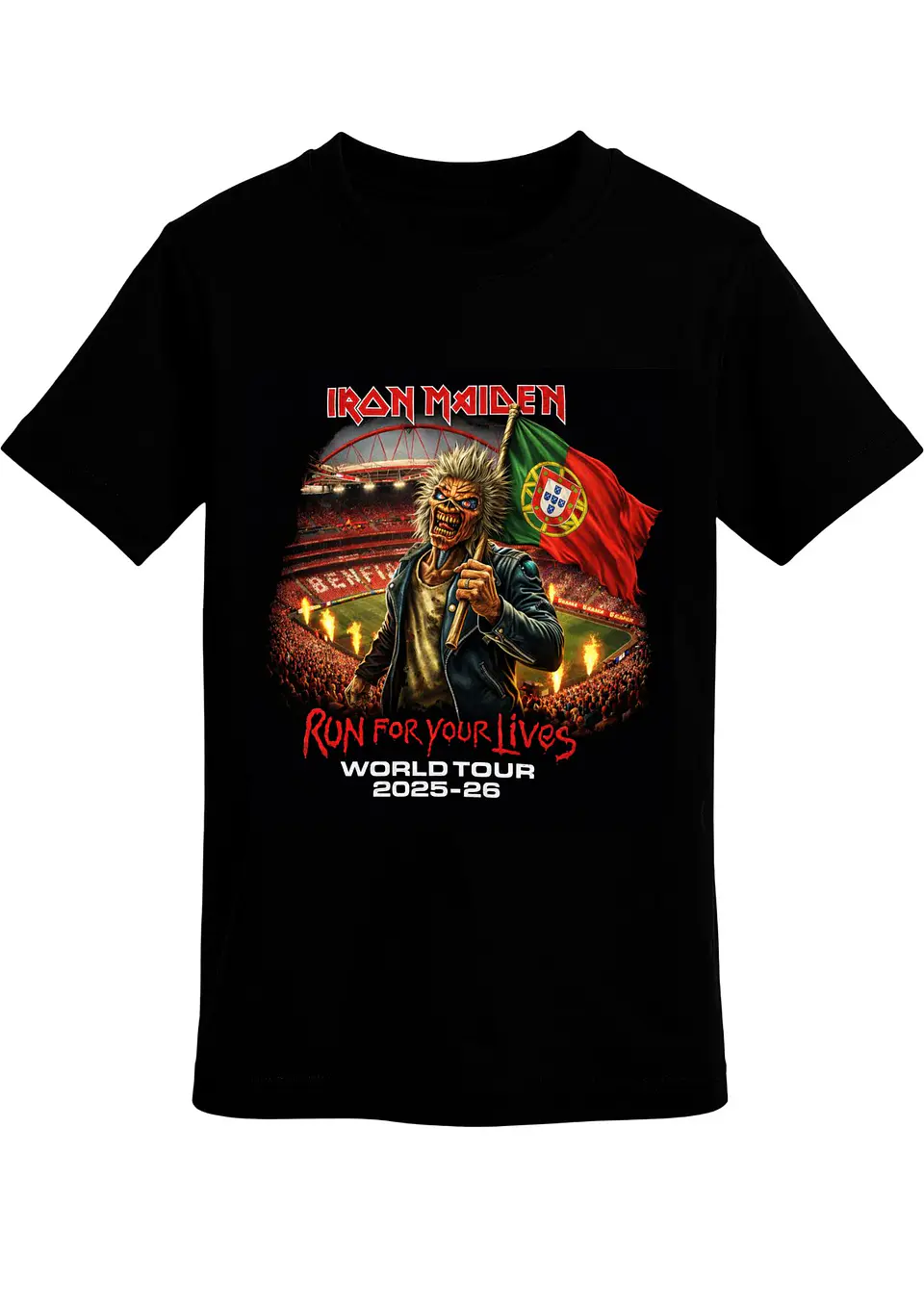 T-shirt Iron Maiden Portugal 2026 7