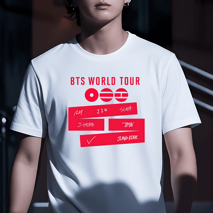BTS World Tour Estampas Frontais 4