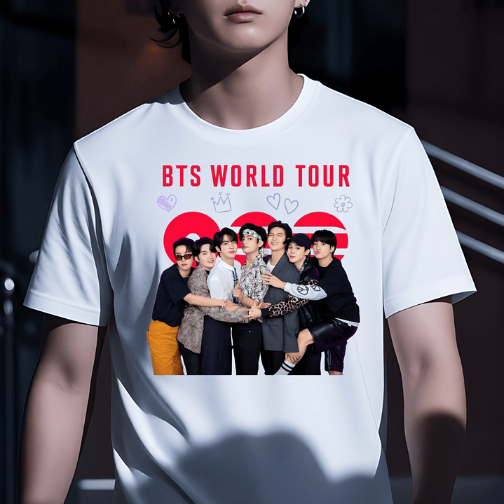 BTS World Tour Estampas Frontais 24