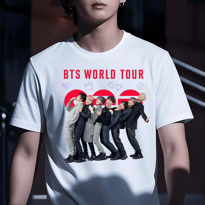 BTS World Tour Estampas Frontais 25