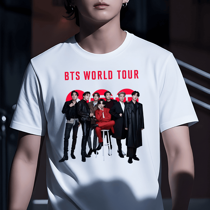 BTS World Tour Estampas Frontais 27