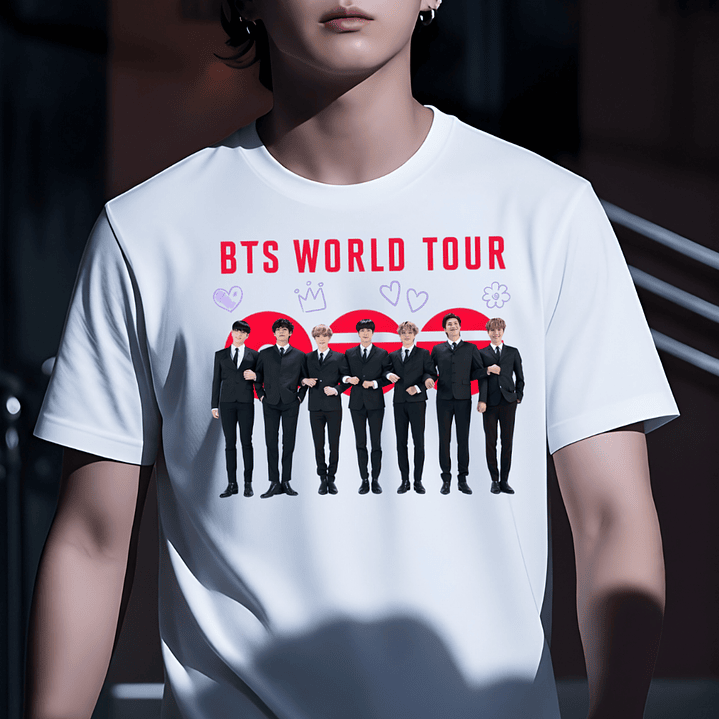 BTS World Tour Estampas Frontais 28