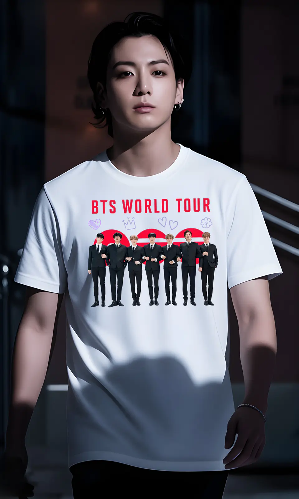 BTS World Tour Estampas Frontais 28