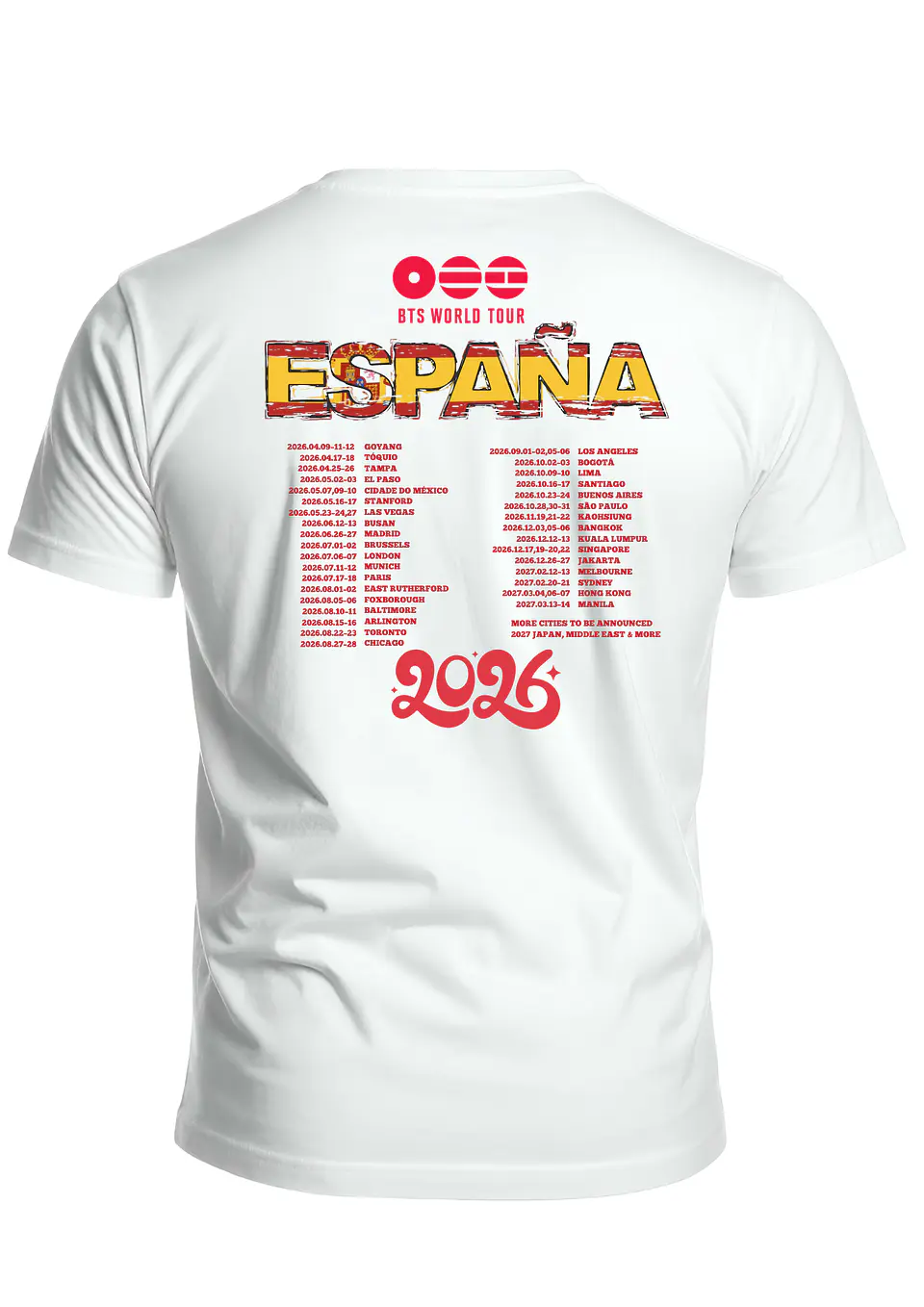 Coleção BTS em Madrid 2026 5