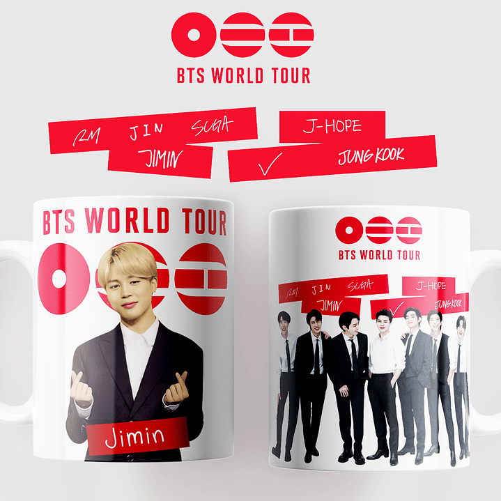 BTS WORLD TOUR 2026: Coleção Exclusiva de Canecas 1