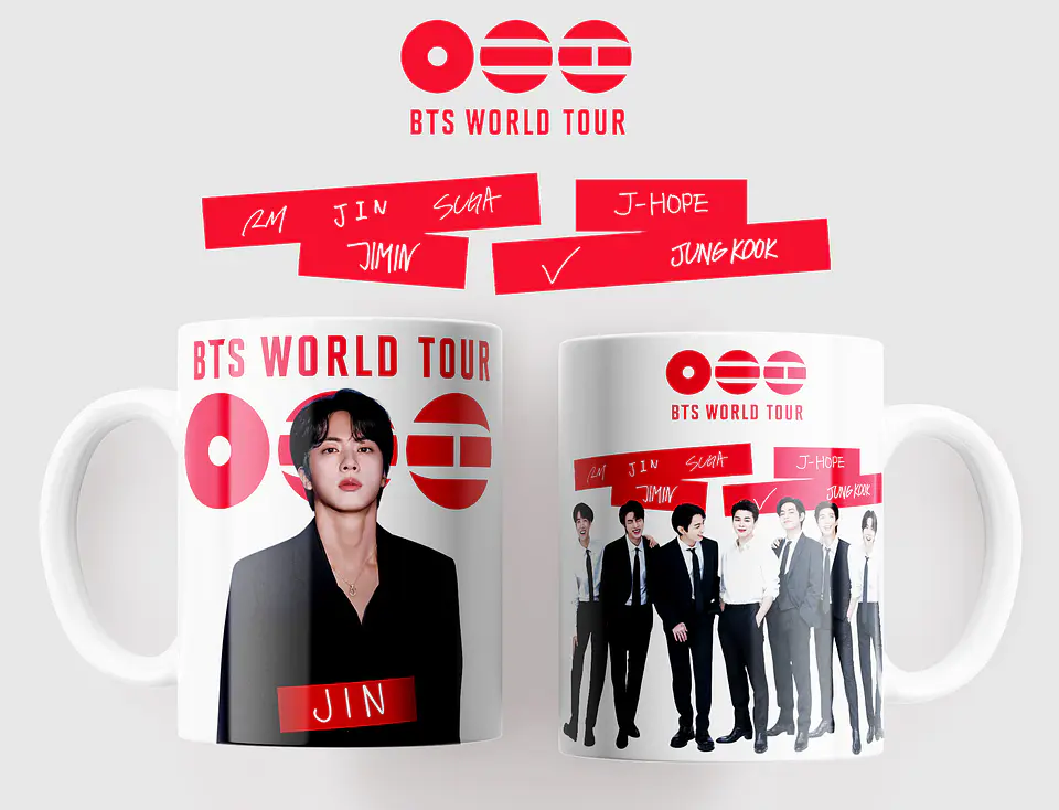 BTS WORLD TOUR 2026: Coleção Exclusiva de Canecas 7